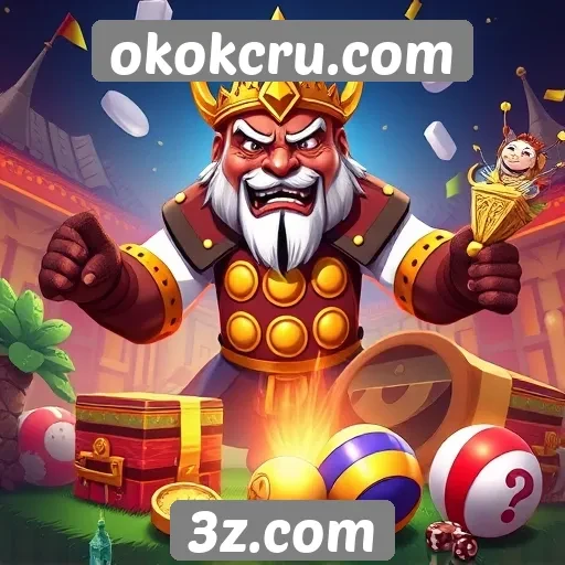 Variedade de jogos disponíveis no okokcru.com